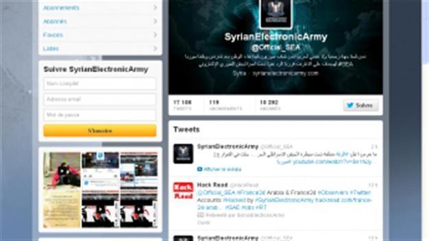 France 24 Twitter accounts hacked by Syrian activists