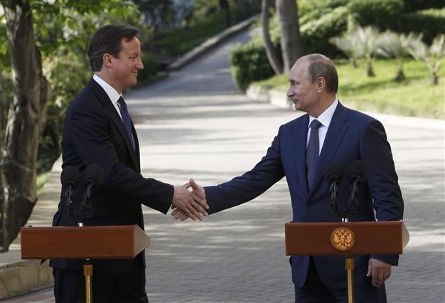 Putin, Cameron probe for Syria solution amid missile row