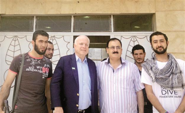 US Senator McCain in Syria but ‘just by a few miles’