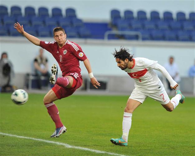 Turkish national team’s woes continue in 3-3 draw against Latvia