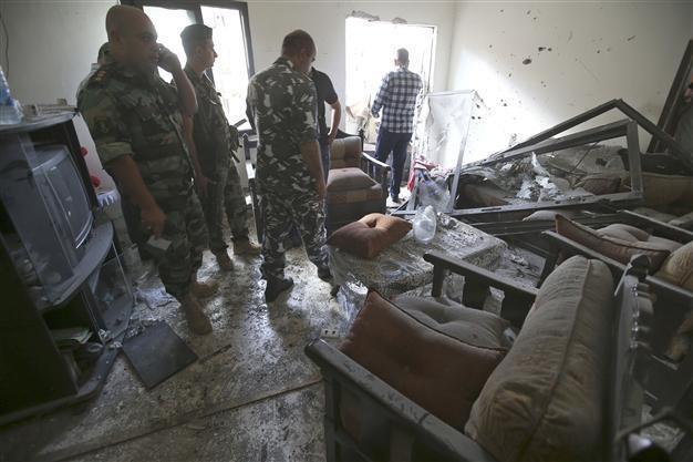 Beirut hit by rocket attack after Hezbollah vows ‘Syria victory’
