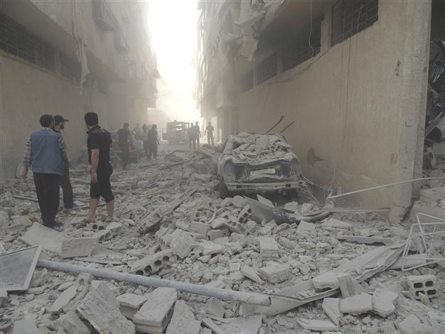 Chemical weapons use near Damascus: report