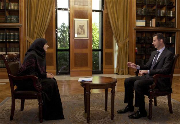 Al-Assad says pressure to open Israel Golan front