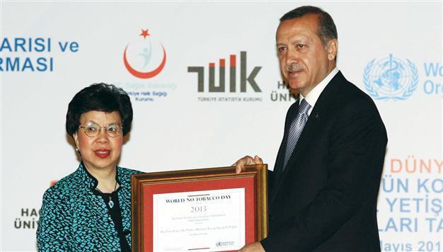 PM Erdoğan now in tobacco fight