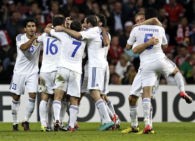 Armenia humiliates Denmark 4-0 in Copenhague as Danes World Cup hopes fade