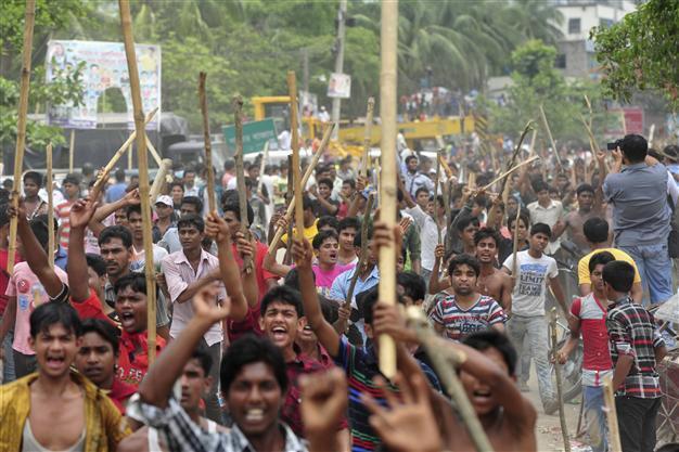 May Day rallies kick off with angry scenes in Bangladesh