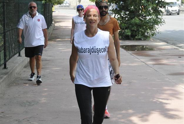 Turkish ‘walking woman’ keeps on walking