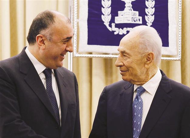 Azerbaijani FM pays his first Israel visit