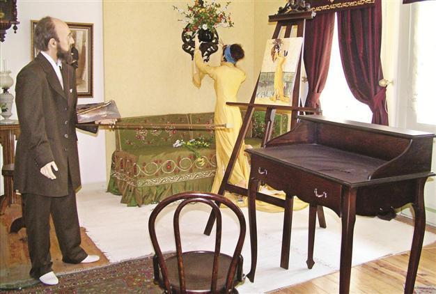 Guests rush to the Osman Hamdi Bey Museum