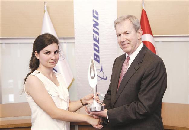 Young Turk student gets Boeing Award