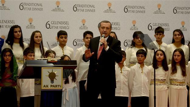 Turkish PM defends Egypt and Syria stance, criticizes EU at ambassadors’ iftar dinner