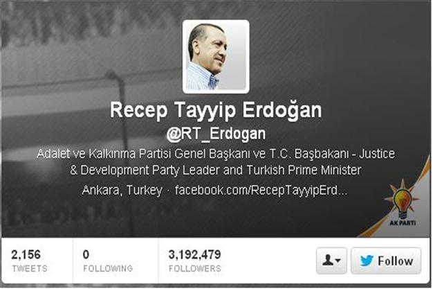 Parody twitter accounts of Turkish PM Erdoğan suspended