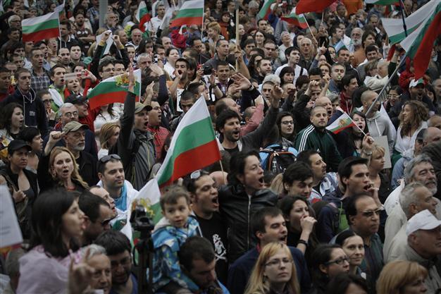 Embattled Bulgaria PM urges calm, says ready for talks