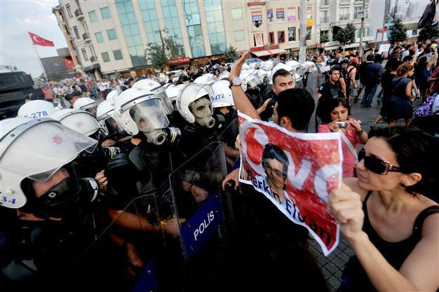 Police fire water cannon, tear gas to disperse demo for gas canister-hit teenager fighting for life