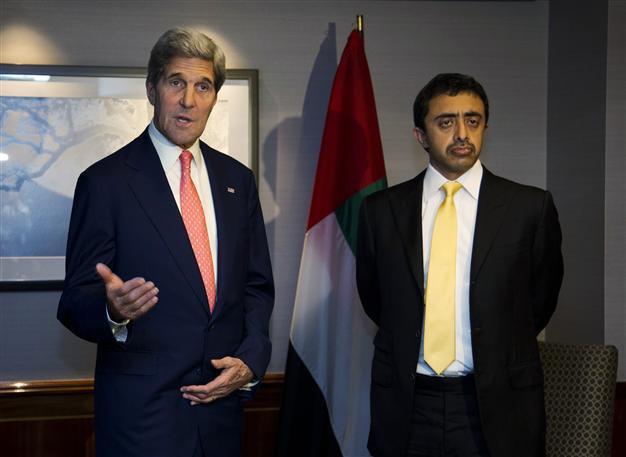 US Secretary of State Kerry and UAE counterpart call for return to normal in Egypt