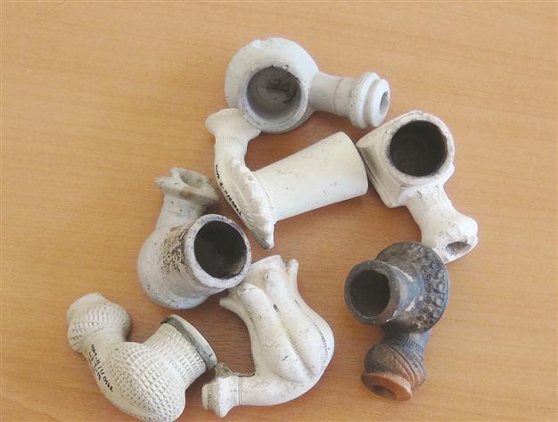 Sultans’ tobacco pipes discovered