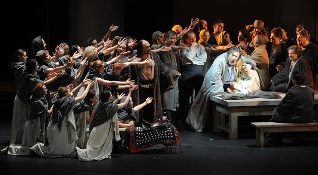Russian theatre legend Lyubimov makes Bolshoi debut at 95