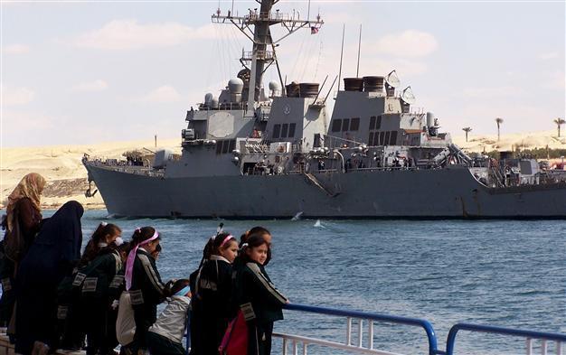 US repositions naval forces, no decision on Syria strike