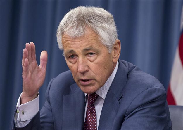 Hagel holds first Pentagon talks with Chinese