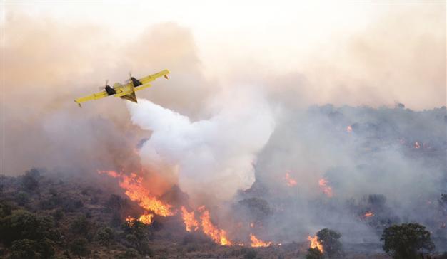 Turkeys Bodrum surrounded by blazes