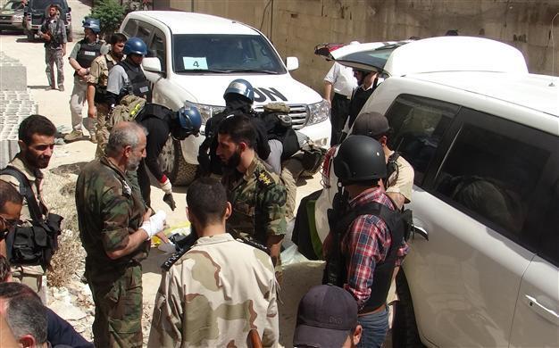 UN inspectors head out on last day of Syria probe
