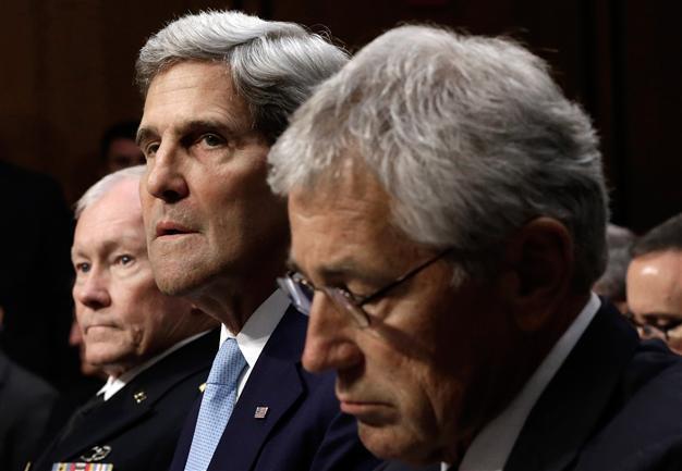Kerry says Syria authorization should not preclude boots on the ground