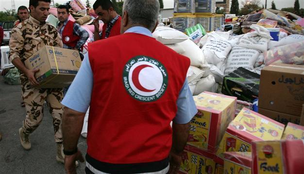 Two Red Crescent workers, civilians killed in Syria