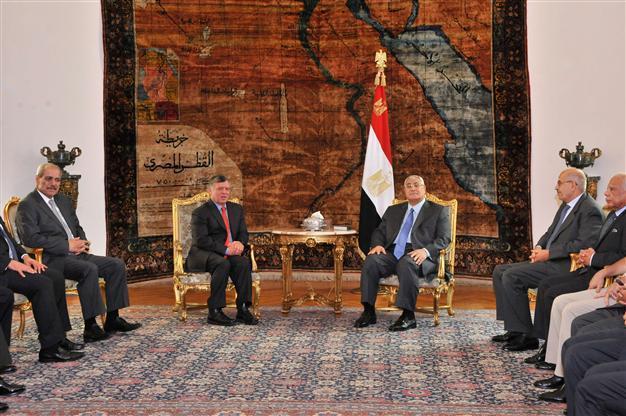 Jordan king first head of state in post-coup Egypt