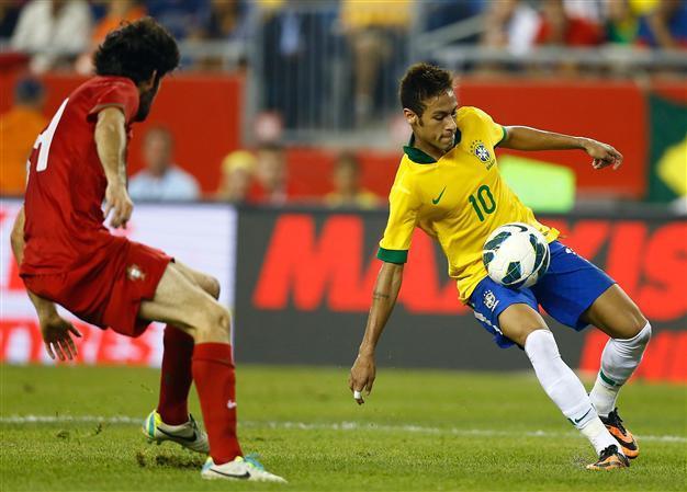 Neymar shines as Brazil beats Portugal
