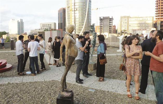 Elgiz Museum displays sculpture works amid skyscrapers