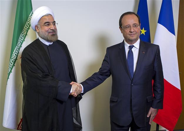 Frances Hollande first to break the ice with Iran’s Rohani