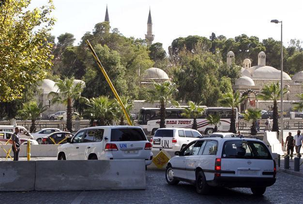 UN chemical weapons experts leave Damascus hotel