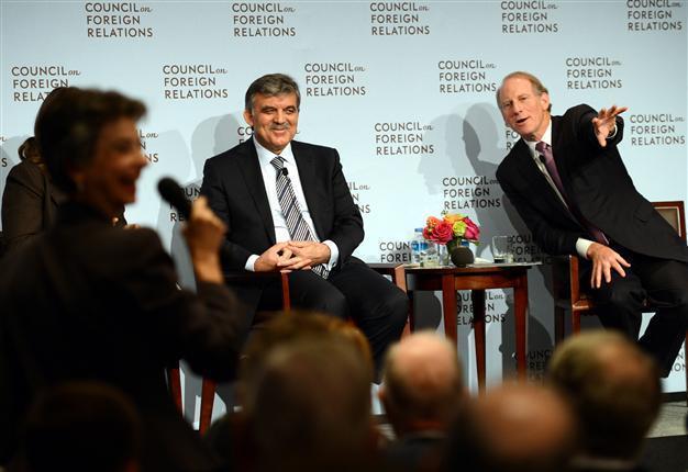 Turkish President Gül, Obama discuss Syria over lunch