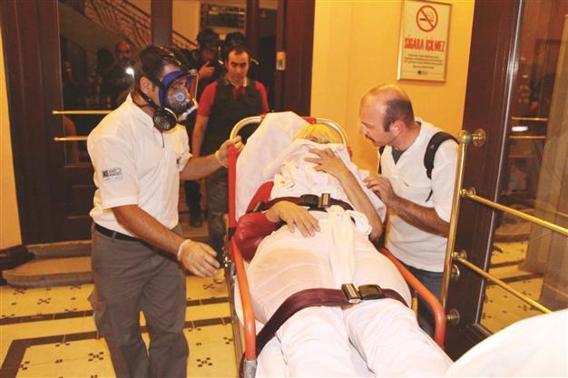 Protesters get first aid in Istanbuls Opera House turned into infirmary
