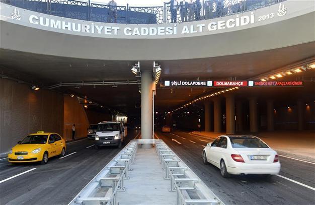 Istanbul’s Taksim Square opened to underground traffic