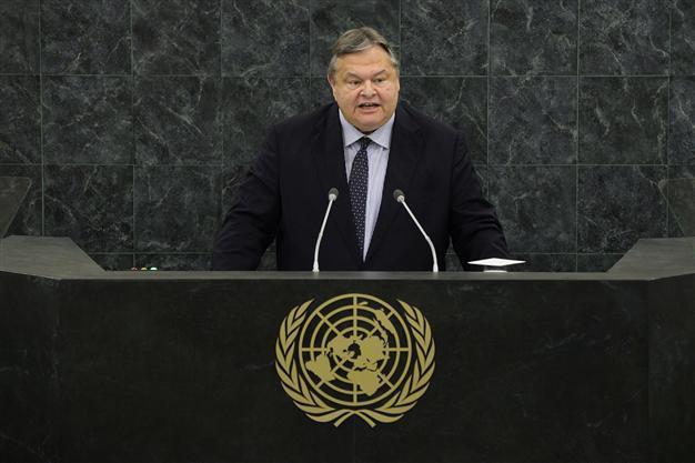 Greece hopes Ankara will adopt policy of normalization on Cyprus, FM Venizelos tells UN