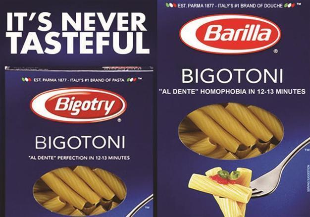 Homely homophobic pasta