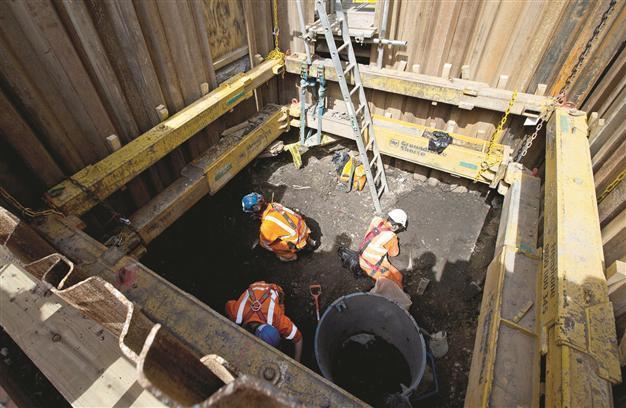 Work on new railway line digs up London history
