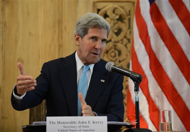 Kerry says Syrian chemical arms drive is to Assads credit
