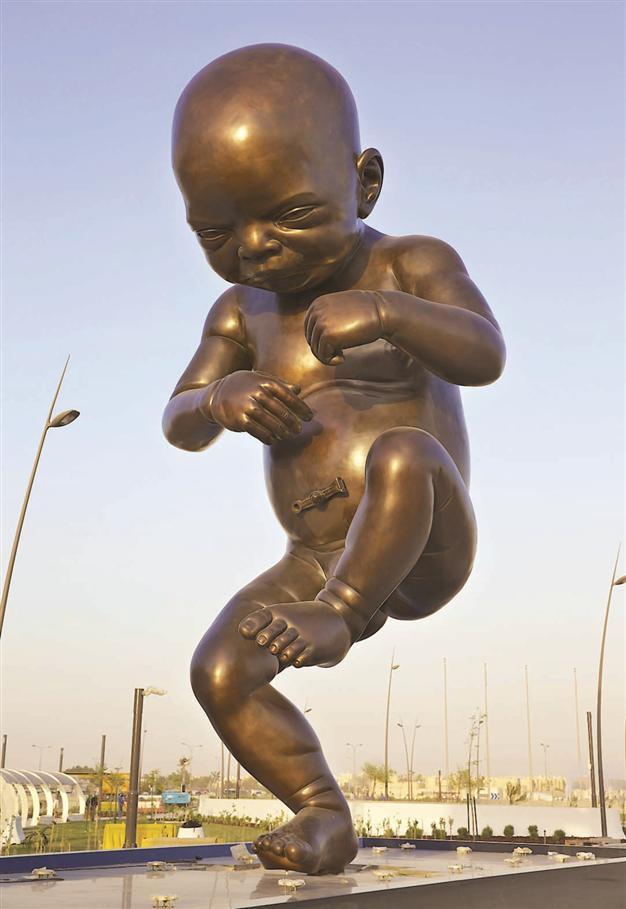 Qatar unveils Hirst’s ‘Miraculous Journey’