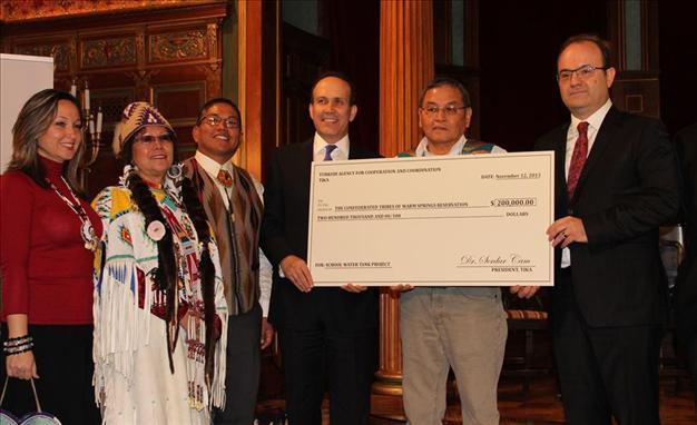 Turkey to donate $200,000 for Native Americans’ water supply