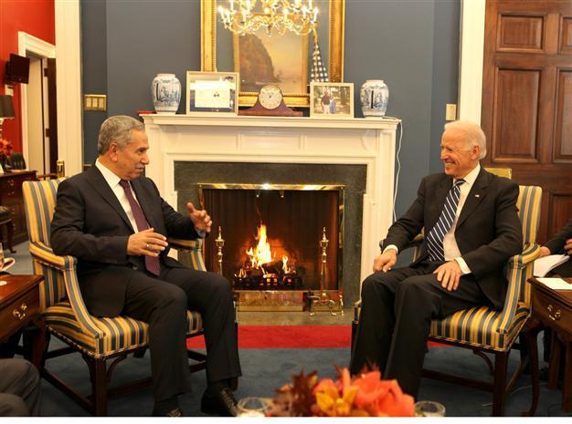 Turkey and US almost in consensus on Syria and Iraq, Arınç says after meeting with Biden