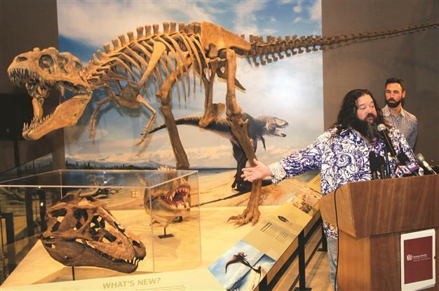 Scientists say new dinosaur found in Utah is relative of T. rex