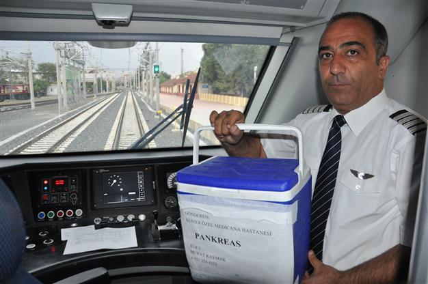 Organ rushed via Turkish high-speed train ahead of transplant