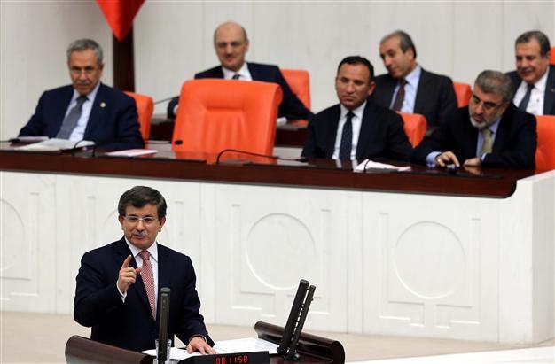 Turkish Parliament rejects censure motion against FM Davutoğlu