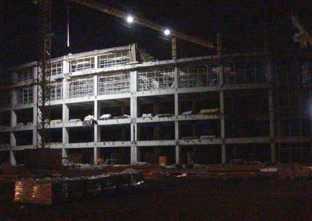Collapse in Turkish stadium construction, five injured