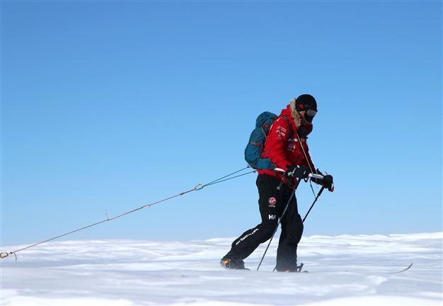 Britains Prince Harry reaches South Pole