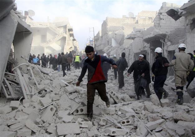 Syria air strikes kill 15 in hard-hit Aleppo