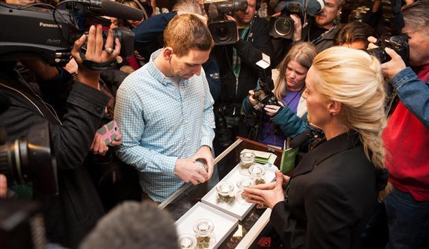 Americas first marijuana stores open in Colorado