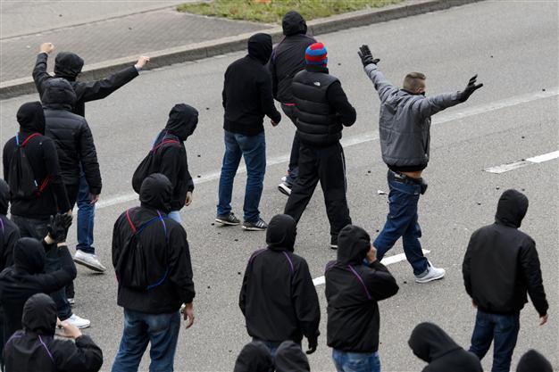 Far-right hooligans attack Turkish center in Austria